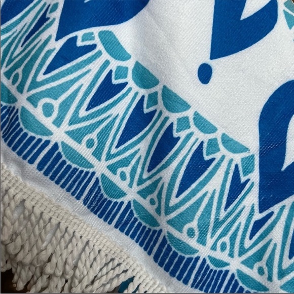 Mandala Round Fringe Towel, Paddle Racquets and Cooler - Picture 7 of 11